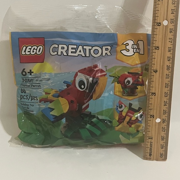 LEGO Creator 30581 Tropical Parrot‎ Bird 3 In 1 - Picture 4 of 5